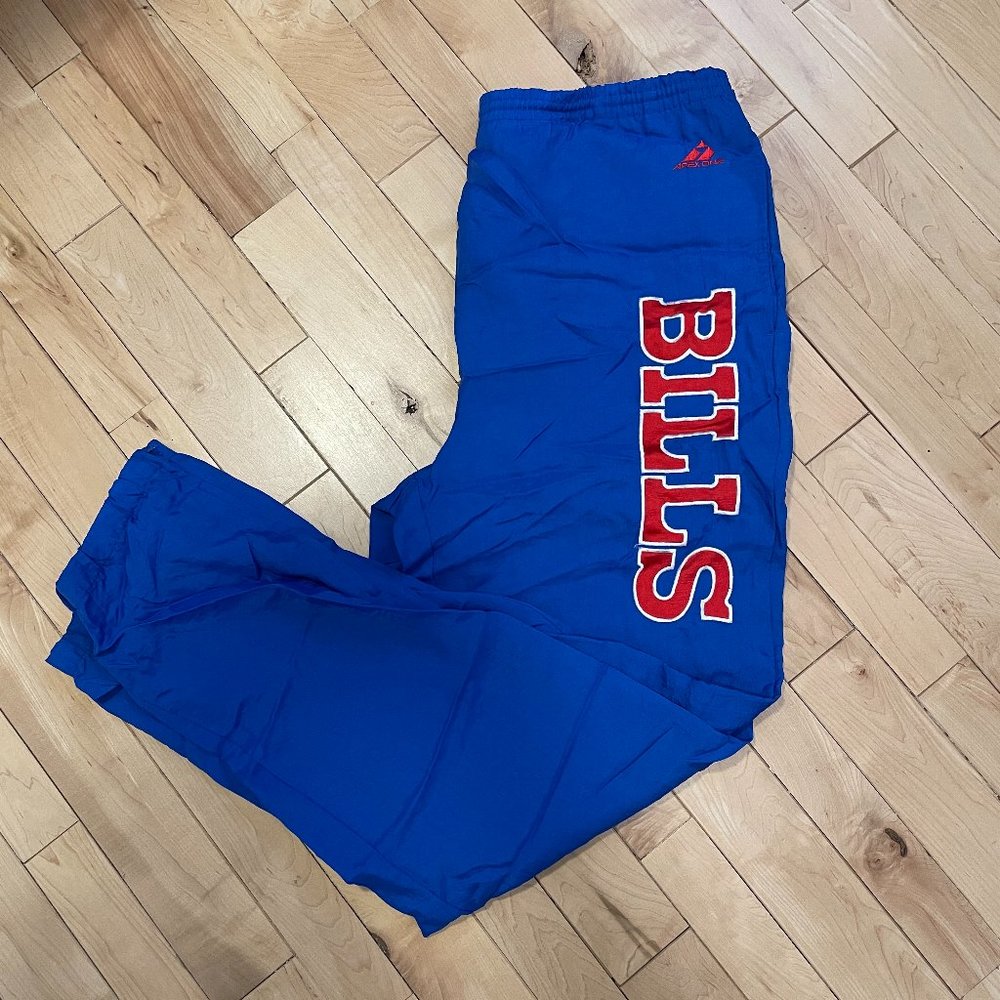 Vintage Buffalo Bills Wind Pants Apex One - Picture 1 of 13